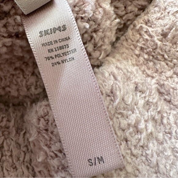 SKIMS Cozy Straight-leg Mid-rise Boucle Knitted Trousers in Rose Clay Sz. S / M - Picture 8 of 12
